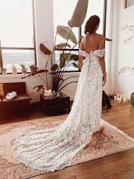 This dress is for you if you want simplicity, ease and tenderness to your bride image. Indie Crochet Lace Bohemian Wedding Dress Bohemian Bridal Etsy