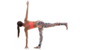 Parivrtta Ardha Chandrasana Revolved Half Moon Gaia Half Moon Yoga Pose Yoga Poses Cool Yoga Poses