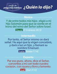 Quien Lo Dijo Juego De Preguntas Biblicas Luciano S Gifts 9780511920042 Comprar Preguntas Y Respuestas Biblicas Juego De Preguntas Frases De Ensenanza