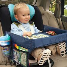 Kids Snack And Play Table Goes Over Car Seat Allowing Kids To Have A Tray To Eat Or Do Activities On While Travelling Kinder Autositz Kindersitz Kinder Autos