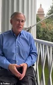 Many texans ask why governor greg abbott is in a wheelchair. Greg Abbott Says He Has No Symptoms After Testing Positive For Covid Daily Mail Online