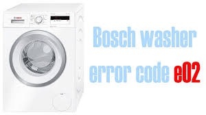 Unfortunately i couldn't just replace the plastic impeller and had to buy the whole assembly including a new drain pump, but this part fixed the problem and now my machine is working again! Bosch Washer Error Code E02 Washer And Dishwasher Error Codes And Troubleshooting