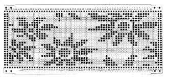 Once printed at 100% using adobe reader, place your template. Punchcards And Patterncards Knitting Crochet Guild
