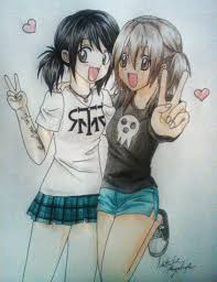 Best anime of 2020 so far top new anime to anime cute best friends drawings. Bff 3 Best Friends Drawing Anime Novocom Top