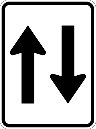 Check spelling or type a new query. Two Way Traffic Symbolised With Arrows Road Signs Uss