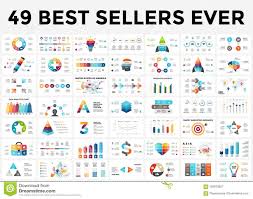 Vector Infographics Set 49 Slides Best Sellers Circle