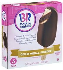 Add your logo or art work for a custom medal. Baskin Robbins Gold Medal Ribbon Ice Cream Bars 3 Ea Nutrition Information Innit