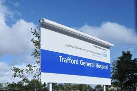 A fire is tearing through trafford general hospital after it was struck by lightning. Trafford General Grope Doctor S Conditions Are Relaxed By Watchdog