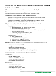 Maybe you would like to learn more about one of these? Jawaban Soal Pkn Tentang Harmoni Keberagaman Masyarakat Indonesia
