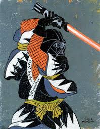 Ukiyoe Character Series By Takao Nakagawa Via Behance Star Wars Art Anime Stars Art