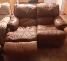 FREE!!! 2 person recliner. VERY comfortable. 1 side doesn't open, but used  to. I got it used and it worked for a few days. Probably an easy fix. Other  side opens just