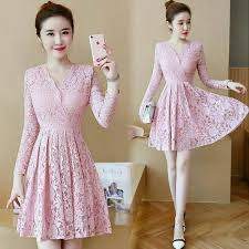 Kaos kerah o adalah model kaos yang paling basic. Jual Midi Dress Brokat Model Kerah V Di Lapak Agio Bukalapak