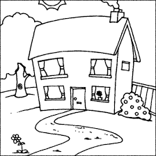 Gambar bunga mawar hitam putih kumpulan gambar animasi bergerak gif. Gambar Rumah Kartun Hitam Putih Simple Ideku Unik