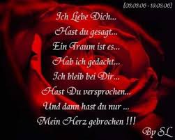 Ein Bild Gedichte Liebe Gebrochenes Herz Schonen Tag Spruche