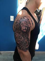 A quality lion tattoo design with owl tattoo on arm. Top 12 Lion Half Sleeve Tattoo Designs Half Sleeve Tattoos For Guys Half Sleeve Tattoos Designs Lion Tattoo Sleeves
