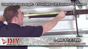 These parameters are needed to determine how long the springs will last, where they are placed. How To Measure Garage Door Torsion Springs Youtube