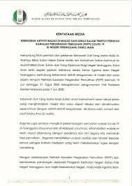 Waktu doa hari ini di kuala terengganu akan bermula pada 05:36 (matahari terbit) dan selesai di 20:25 (isyak). Masjid Surau Di Terengganu Beroperasi Sepenuhnya 12 Jun Kitareporters Semua Boleh Jadi Reporter