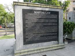 Similar justification as the 1972 martial law declaration. Martial Law In The Philippines Wikipedia