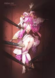 partially fingerless gloves, underwear, backless outfit, fireball 666, long  hair - Anime R34