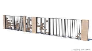 Modern Fence 3d Model Turbosquid 1249431 In 2020 Modern Fence Exterior Wall Design Fence Design