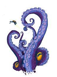 Tentacles Print By Morfiya On Deviantart Tentacle Art Octopus Art Jellyfish Art