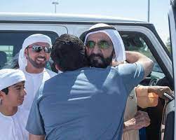 صاحب السمو الشيخ محمد بن راشد آل مكتوم بحضور سمو الشيخ حمدان بن محمد بن راشد آل مكتوم يشهد صباح اليوم السباق my prince charming beautiful men prince charming