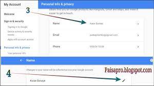 How To Change The Name Of Gmail Id It Is Very Easy To Change The Name Of The Gmail Account And Here You Will Get The In How To Change Name
