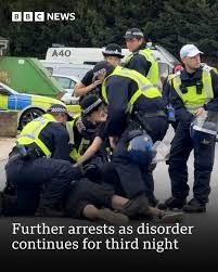 More arrests have been made in Thetford as disorder linked to anti-immigration protests continued for a third night in the Norfolk market town. A further two men in their 40s were arrested