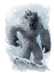 Steve S Gamer Blog Steve S Monster Manual 3 Designs Yeti Fantasy Monster Snow Monster Fantasy Creatures
