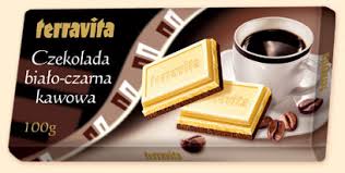 Terravita Czekolada biało-czarna kawowa - Czekolady - Opinie.senior.pl - Terravita  Czekolada biało-czarna kawowa