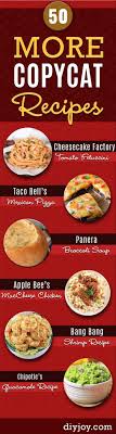 50 Copycat Recipes From Favorite Restaurants Restaurant Recipes Copykat Recipes Recipes