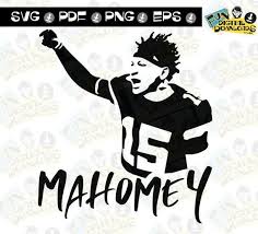 The chiefs, who lost patrick mahomes to a concussion in the third quarter of sunday's mahomes remained in the league's concussion protocol monday and coach andy reid declined to speculate on. Patrick Mahomes Svg Mahomey Kansas City Svg Mahomes Cut Etsy