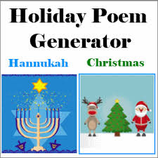 Poem Maker For The Holidays Answer Questions And Generate A Relevant Poem Holiday Poems Holiday Classroom Activities Technology Lesson Plans