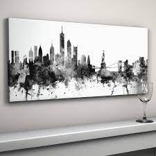 Check spelling or type a new query. New York Skyline Cityscape Black And White By Art Pause Notonthehighstreet Com