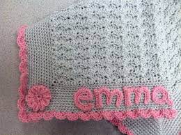 Personalized Baby Blanket With Name And Color Of By Krochetbykat 50 00 Mantas Bebe Ganchillo Ganchillo Bebe Mantas Tejidas
