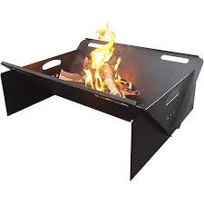 Maybe you would like to learn more about one of these? Solid Steel Flate Plate Wood Fire Pit 32l X 25w X 12 5 H Prograde Heavy Duty Steel Portable Outdoor Wood Burning Fire Pit For Backyard Fire Fishing And Camping Walmart Canada