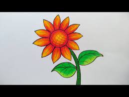 Langkah selanjutnya buat kelopak bunga matahari, tentukan awal untuk membuat kelopak bunga matahari. Cara Menggambar Bunga Matahari Cara Menggambar Bunga Yang Mudah Youtube