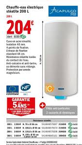 At bank of america, our purpose is to help make financial lives better. Offre Chauffe Eau Electrique Steatite Acapulco Chez Brico Depot