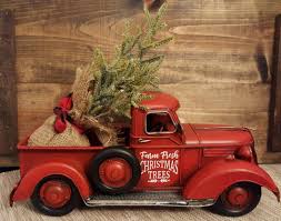 Red Truck Personalized Red Truck Christmas Decor Red Truck Etsy Christmas Red Truck Red Truck Decor Christmas Decor Diy