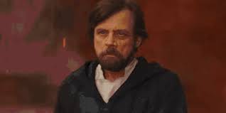 Luke Skywalker Shoulder Brush Star Wars The Last Jedi Gif Starwarsfunny Mark Hamill Star Wars Facts Star Wars