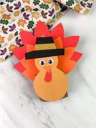 Toilet Paper Roll Turkey Craft For Kids Turkey Crafts Preschool Turkey Craft Thanksgiving Crafts