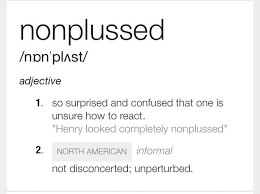 Nonplussed Kind Of An Awkward Sounding Word It Doesn T Flow Beautifully I Mean Uncommon Words Words For Writers Cool Words