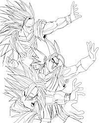 Goku ultra instinct coloring pages. Super Dragon Ball Goku Coloring Pages Page 1 Line 17qq Com