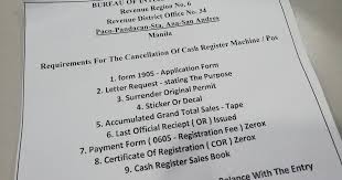 Notice of error in shipment and request for return authorization. Rdo 034 Cancellation Of Permit To Use Crm Pos Explore The Life In The World