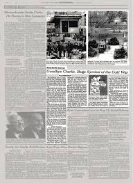 Many people flocked to celebrate the fall of the berlin wall these pictures of this page are about:berlin wall newspaper articles. Evolution In Europe West Berlin Journal Goodbye Charlie Beige Symbol Of The Cold War The New York Times