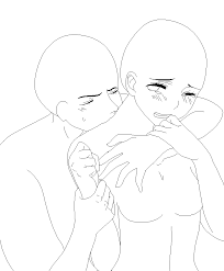 Love Bites Drawing Base Anime Drawings Tutorials Anime Poses Reference