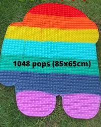 85cm Super King Pop It 1048 Bubbles 1048 Pops Push Bubbles Limited O Popitnation Fidget Toys Cool Fidget Toys Figet Toys