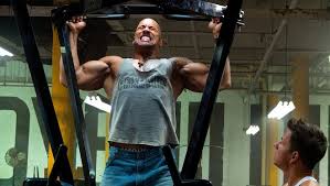 With mark wahlberg, dwayne johnson, anthony mackie, tony shalhoub. Dwayne Johnson Mark Wahlberg On Hand In Pain Gain