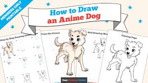 Image of cute dog anime drawing amazing wallpapers. How To Draw An Anime Dog Really Easy Drawing Tutorial