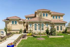 Lexington Country Executive Series 785 Cambridge Model Villa Design New Homes For Sale Stucco Exterior